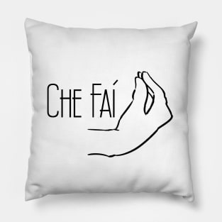 The Italian Gesture Pillow