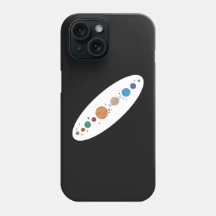 Solar system space colored version Phone Case