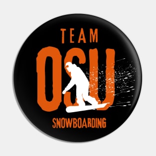 Oregon State Snowboarding Team Pin