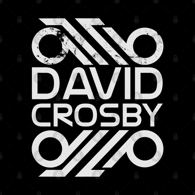 david crosby song writer vintage logo,fan art by Aloenalone