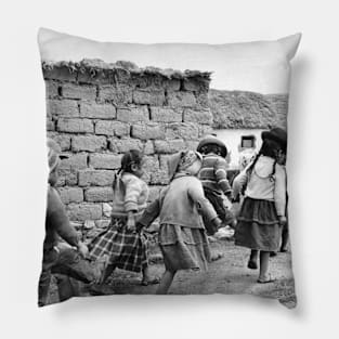 Vintage Children at Peru Pillow