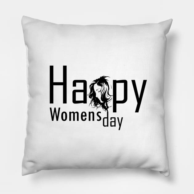 Happy Womens Day Pillow by waseem