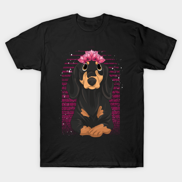 Discover Animal Botany Dog Pet Dachshund - Dachshund - T-Shirt