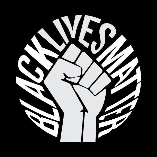 Black Lives Matter Fist by damienmayfield.com