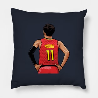 Trae Young Vector Standing Pillow