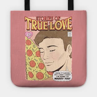 PIZZA LOVE - MALE Tote