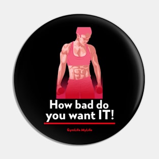 Workout Motivation | How bad do you want it. Pin