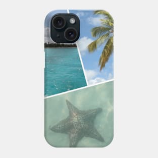 Caribbean Photo Collage - Isla Saona Phone Case