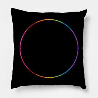 Round Rainbow IV Pillow