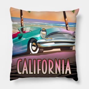 California Golden Sunset Pillow