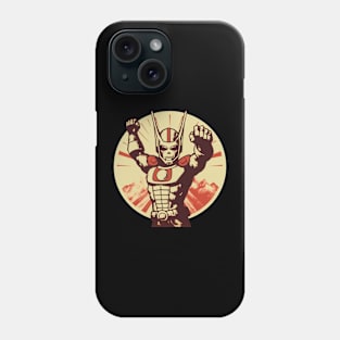 Ultraman Super Hero Propaganda Retro Style Phone Case