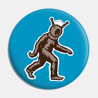 Robot Monster Bigfoot Pin