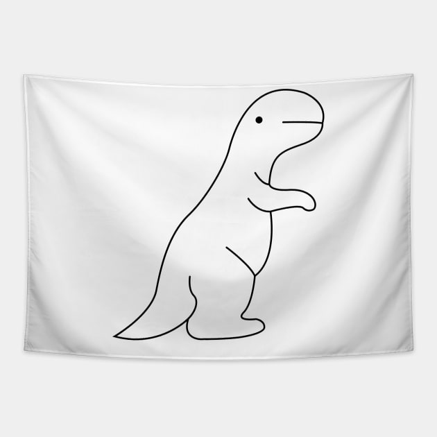 dinosaur Design Tapestry by Pet & Nature Lovers