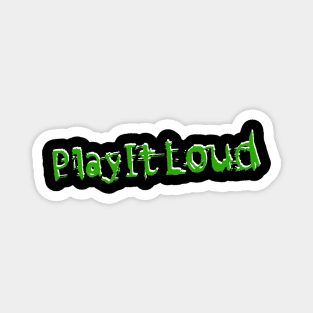 Nintendo "Play It Loud" Green Logo Magnet