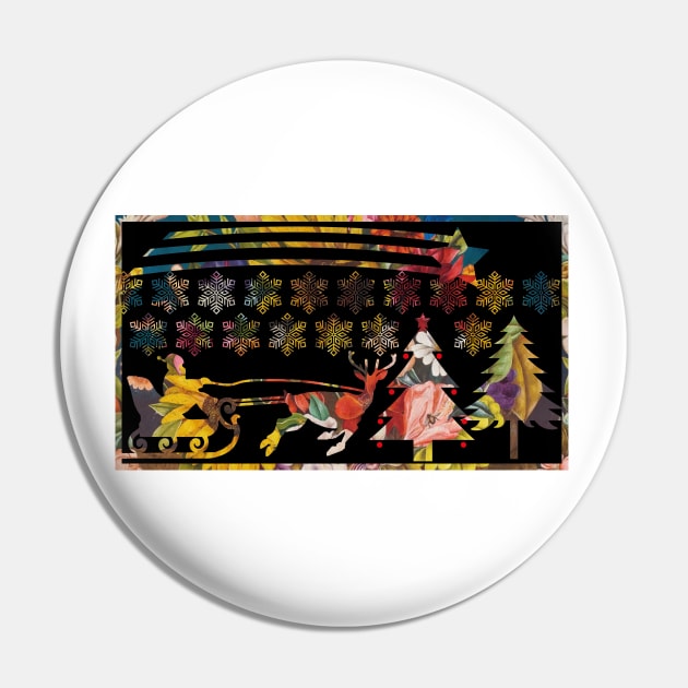 Colorful Christmas Pin by GilbertoMS