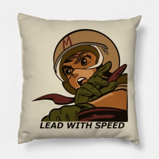 Lead with speed Pillow