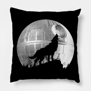 Wolf, that's no moon! Pillow