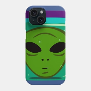 Alien Face In Jar Phone Case