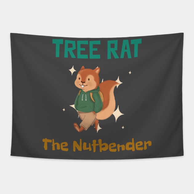 Tree Rat Tapestry by nightDwight