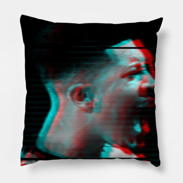 spirit glitch Pillow by Andrianart17