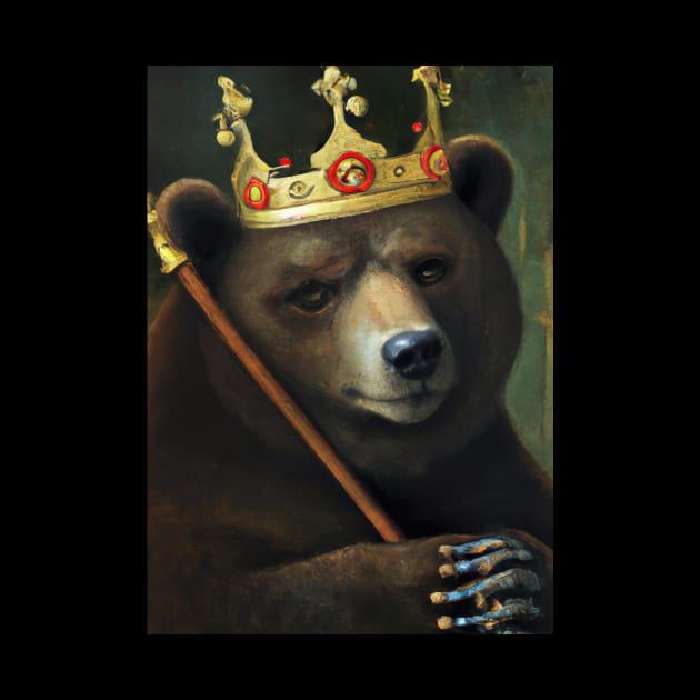 Bear with Crown by maxcode