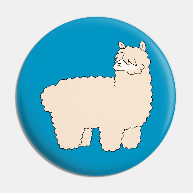 Fluffy Alpaca Pin by saradaboru