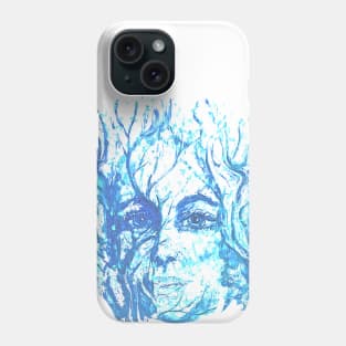 At One with Nature Woman Phone Case