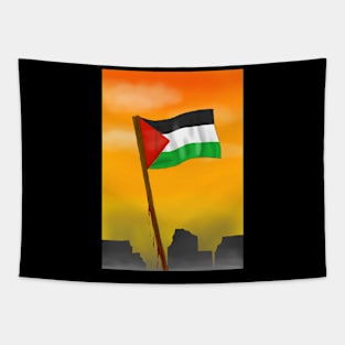 Free Palestine Tapestry