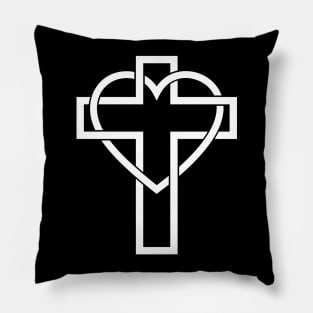 Heart Cross Pillow