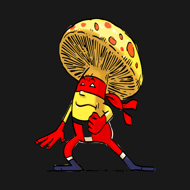 Foodietoon / Veggie Superheroes / Mushroom Nija by ProjectX23