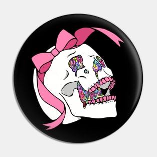 Pink Skull Pin