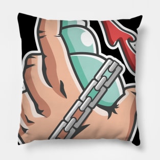 Hand Sanitizer Icon Pillow