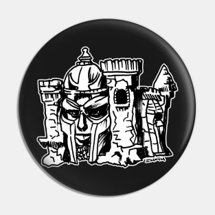 Castle Doom-skull Pin