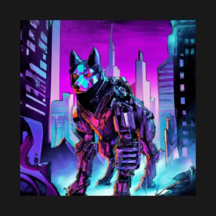 cyborg wolf T-Shirt