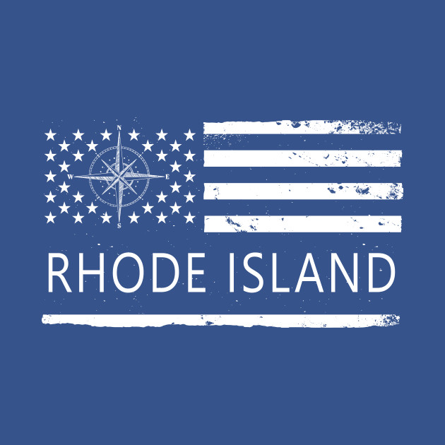 Discover Us Flag Rhode island, Rhode island State Love - Rhode Island - T-Shirt