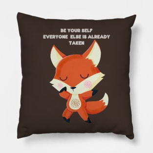 Cute Fox Animals Pillow