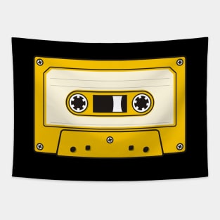 Audio Cassette Yellow Tapestry