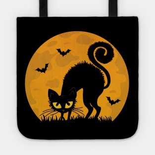 Halloween - Black cat Tote