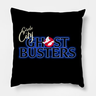 The Real Circle City Ghostbusters Wordmark Pillow