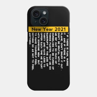 Happy new year 2021 Phone Case