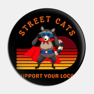 Street Cats Retro 80s Pin