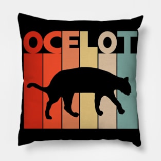 cute ocelot ladies lover design gift Pillow