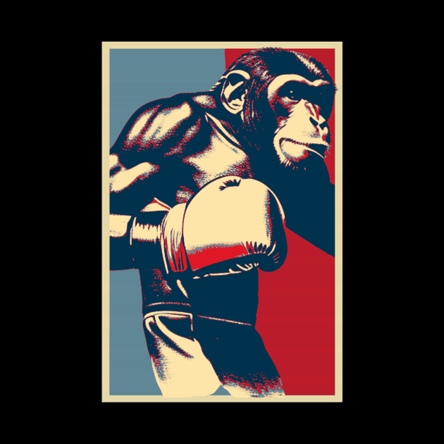 Chimpanzee Boxing Champion by DesignArchitect