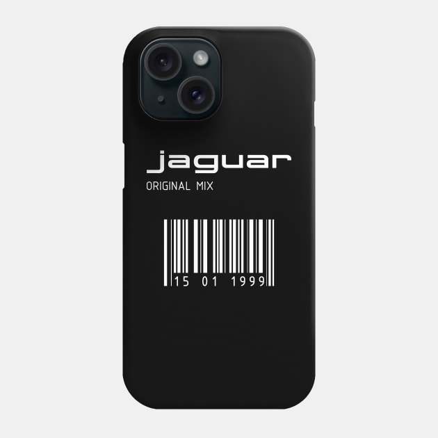 JAGUAR TECHNO WHITE Phone Case by KIMIDIGI