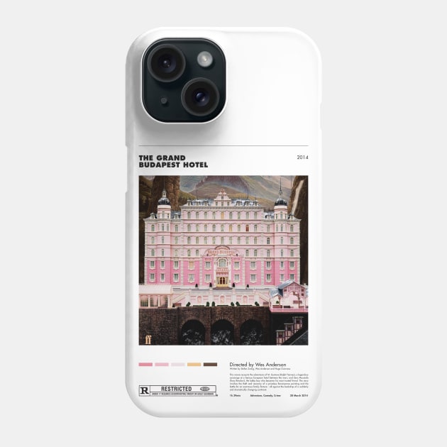 The Grand Budapest Hotel - Minimalist Poster Phone Case by notalizard