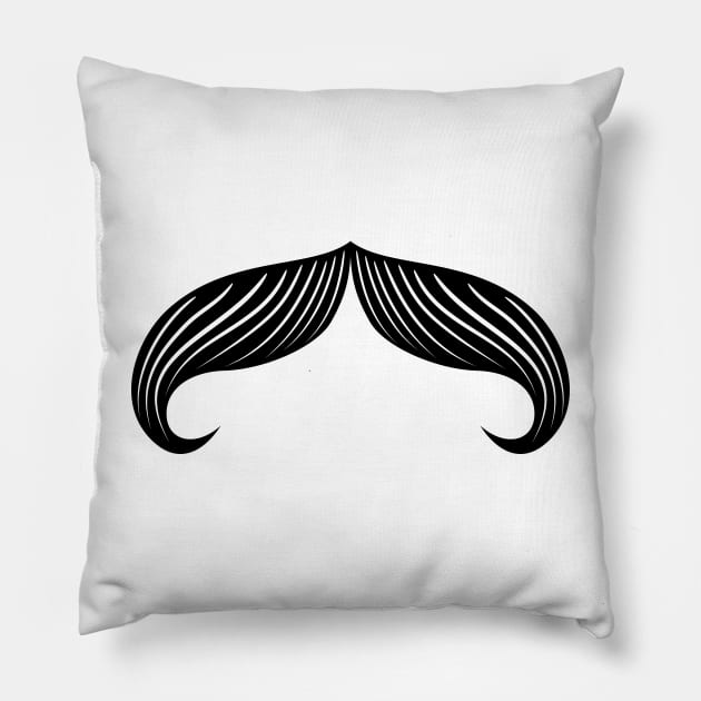 Moustache Pillow by SWON Design