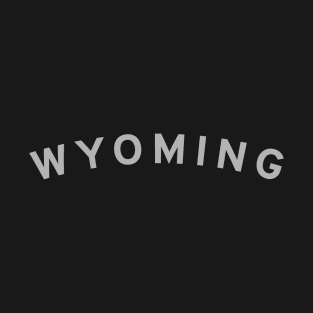 Wyoming Typography T-Shirt