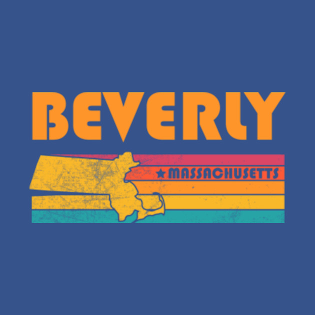 Disover Beverly Massachusetts Vintage Distressed Souvenir - Funny - T-Shirt