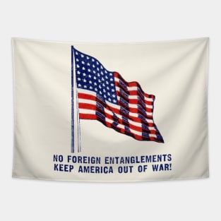 1930s Keep America Out of War! Tapestry