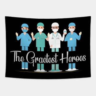 HealthCare Nurse Doctor 2020 Heroes Hospitalist Gift Tapestry